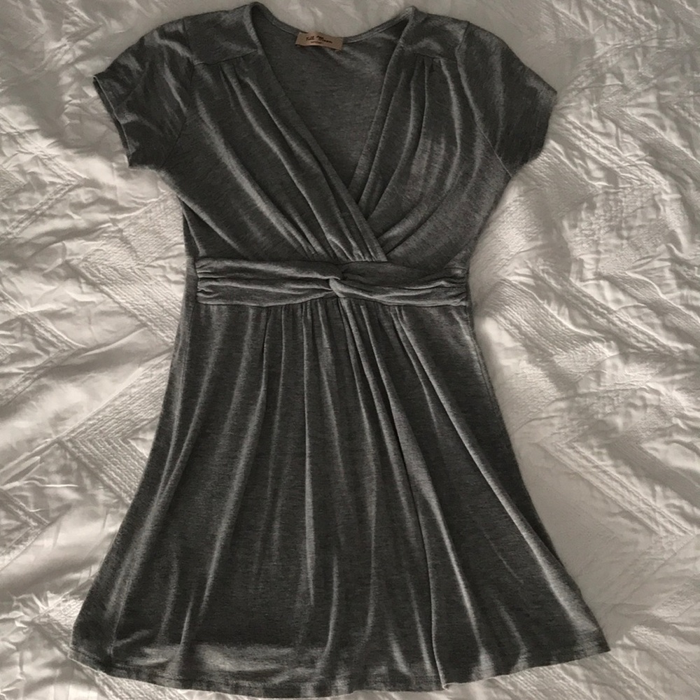 Gray Nursing Top
